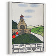 Charming Church Landscape Wall Art - Traditional Easter Decor Print