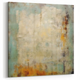 Neutral Tones Strokes and Lines Abstract Art – Modern Geometric Canvas Print