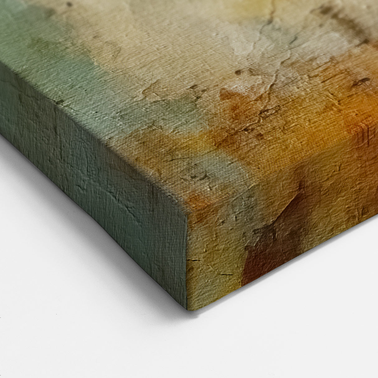 Neutral Tones Strokes and Lines Abstract Art – Modern Geometric Canvas Print