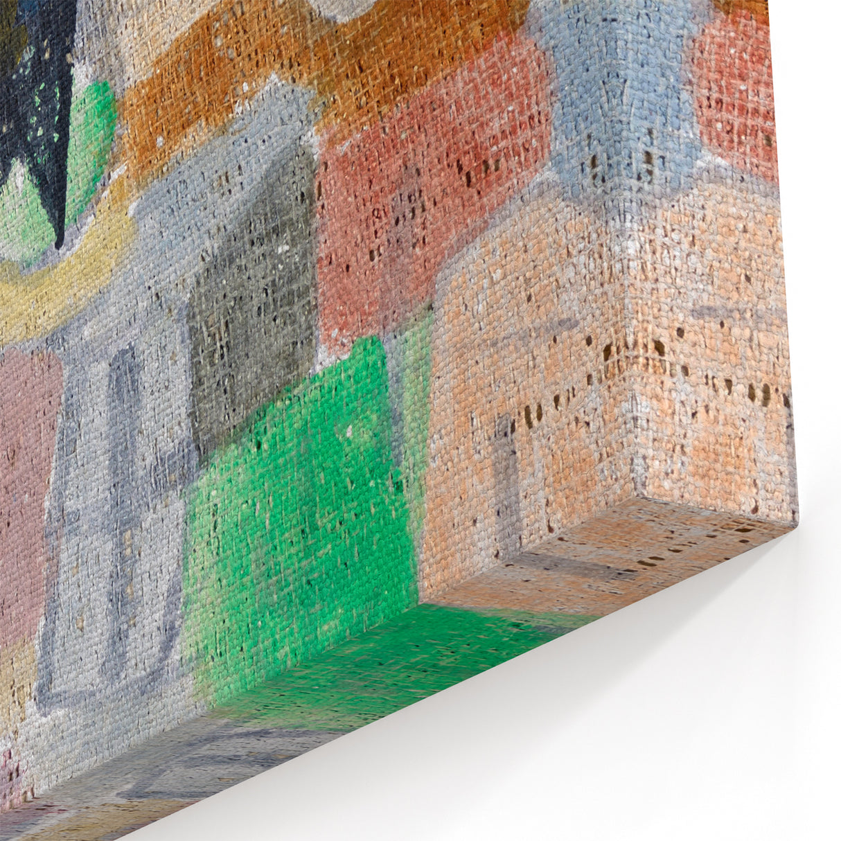 Abstract Star Wall Art - Playful and Textured Modern Expressionist Decor
