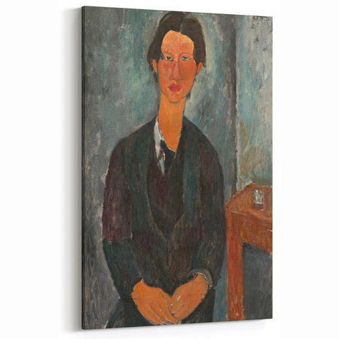 Expressive Portrait Wall Art - Modigliani’s Modern Figurative Decor