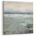 Ocean Breeze Strokes and Lines Abstract Art – Coastal Canvas Print