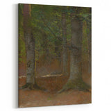 Forest Landscape Wall Art - Serene Woodland Study by László Mednyánszky