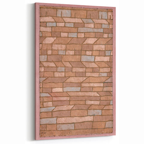 Modern Wall Art - Geometric Barracks Settlement Print for Minimalist Decor