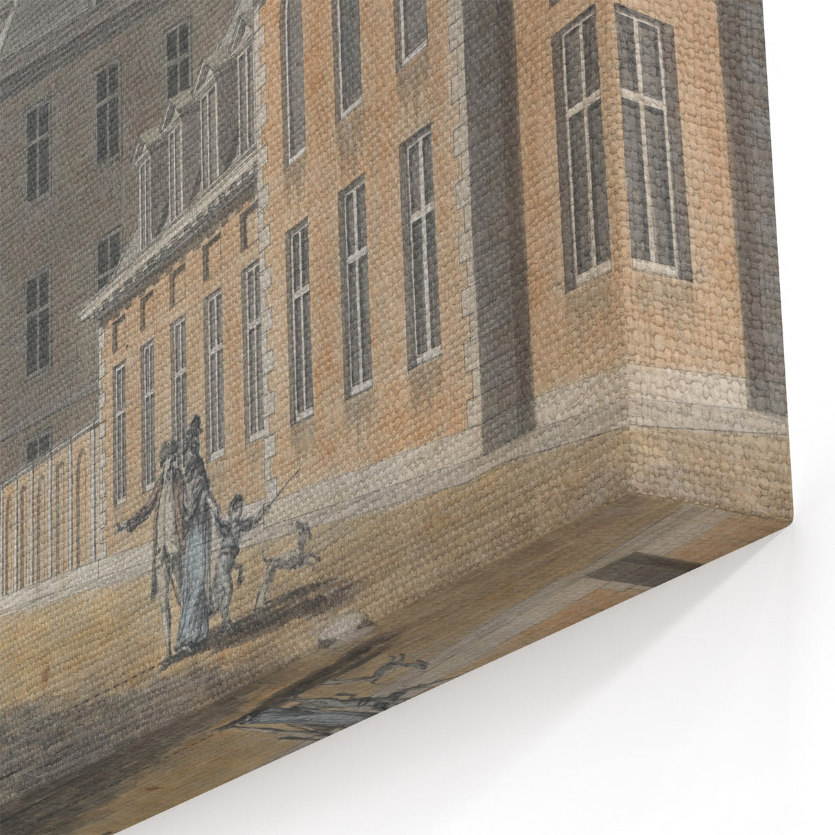 Neoclassical Art Print - North Front of Chelsea Hospital - Historic Reproduction