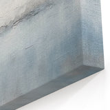 Minimalist Seascape Abstract Art - Calm Blue and Gray Horizon Print