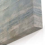 Textured Seascape Canvas Art - Tranquil Blue and Beige Ocean Print