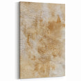 Organic Textured Abstract Art - Beige and Cream Natural Canvas Print