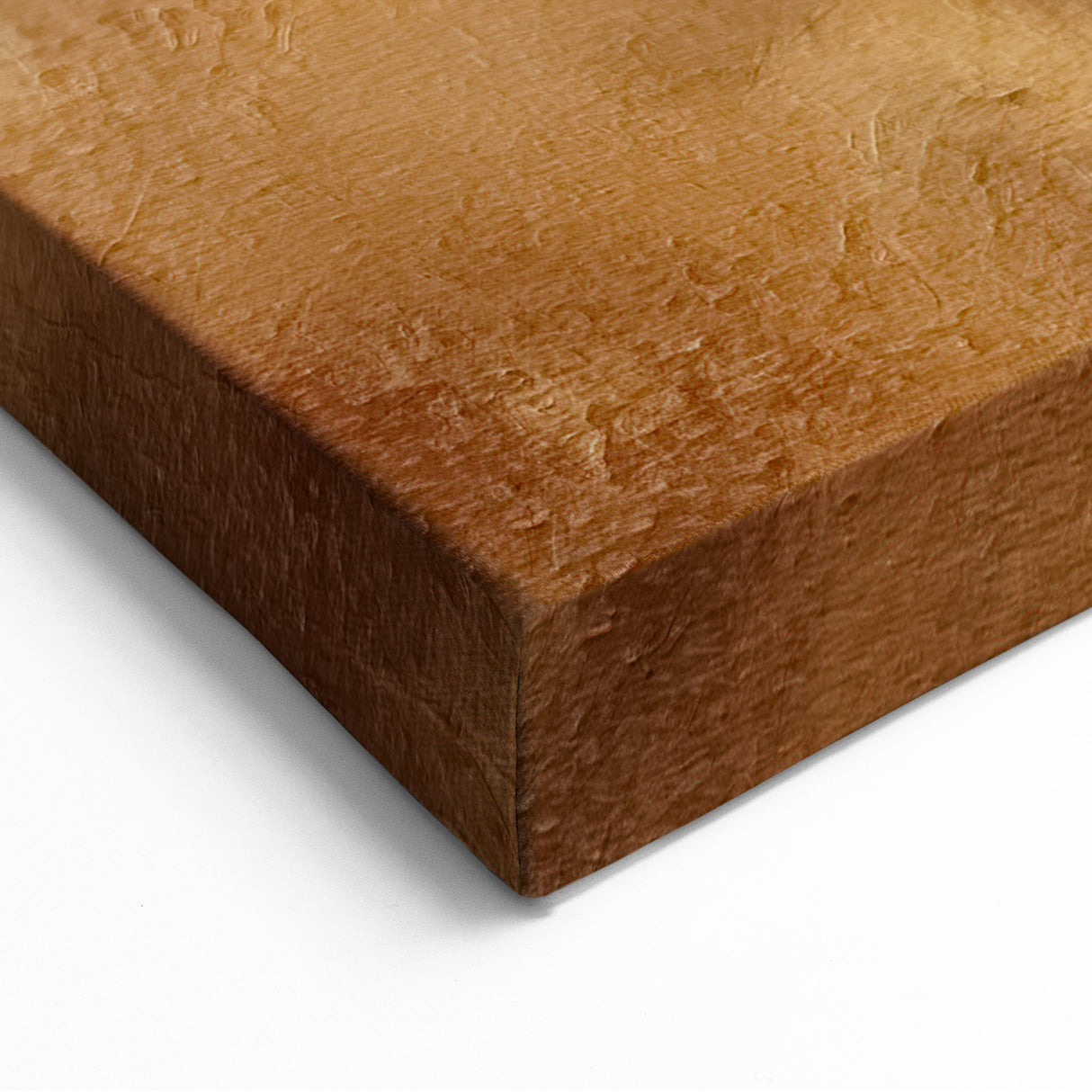 Geometric Abstract Canvas Art - Teal, Beige, and Warm Brown Print