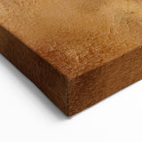 Geometric Abstract Canvas Art - Teal, Beige, and Warm Brown Print