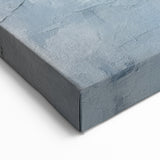 Minimalist Textured Abstract Art - Soft Gray and White Line Print