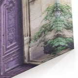 Parisian Doorway Canvas - Vintage French Door Framed Art Print