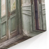 French Doorway Canvas Print - Vintage Parisian Door Wall Art