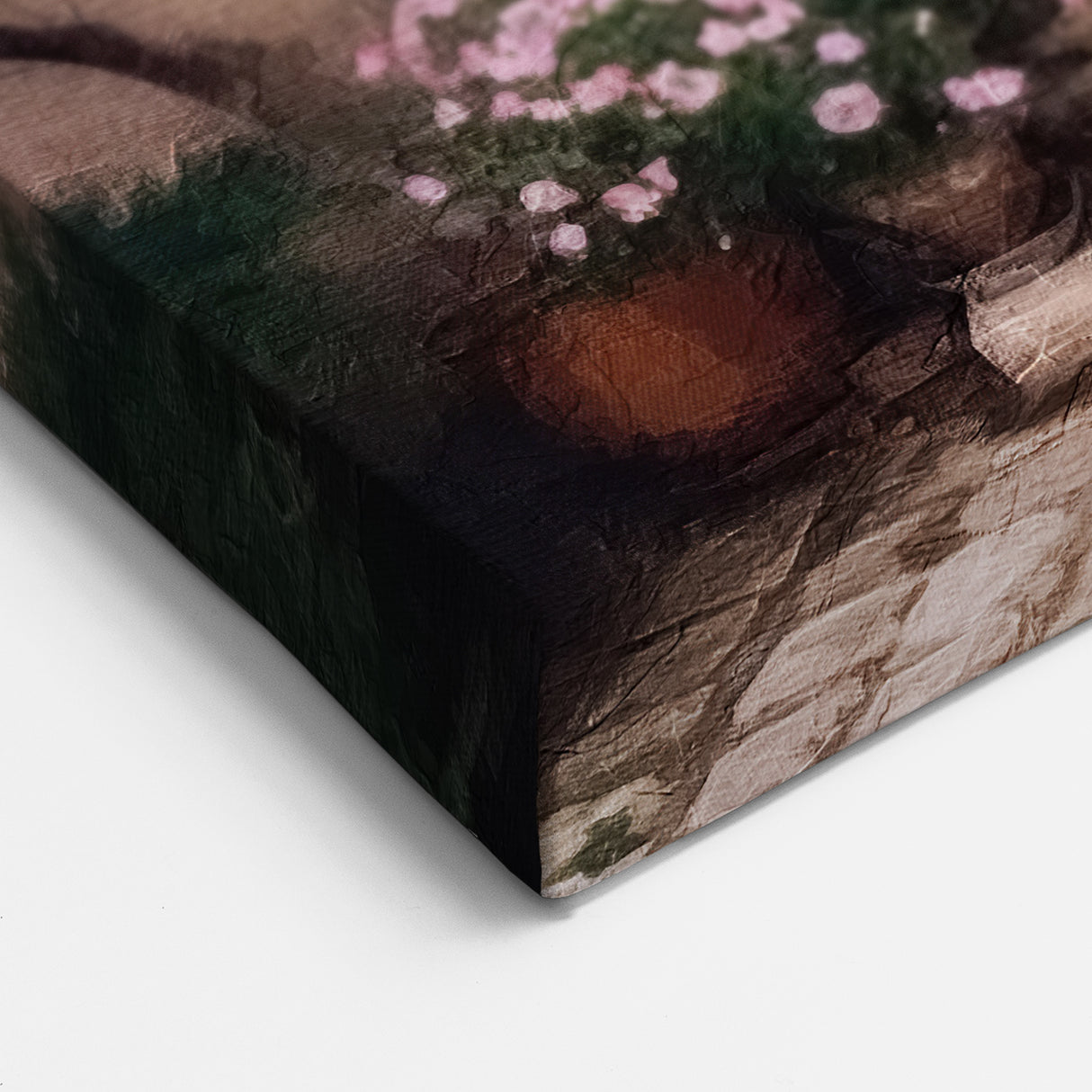 Charming French Door Canvas - Parisian Doorway Floral Wall Art