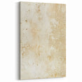 Textured Abstract Line Art - Earthy Beige Canvas Print