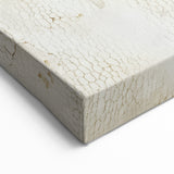 Textured Abstract Line Art - Earthy Beige Canvas Print