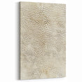 Textured Abstract Line Art - Beige and Cream Minimalist Canvas Print