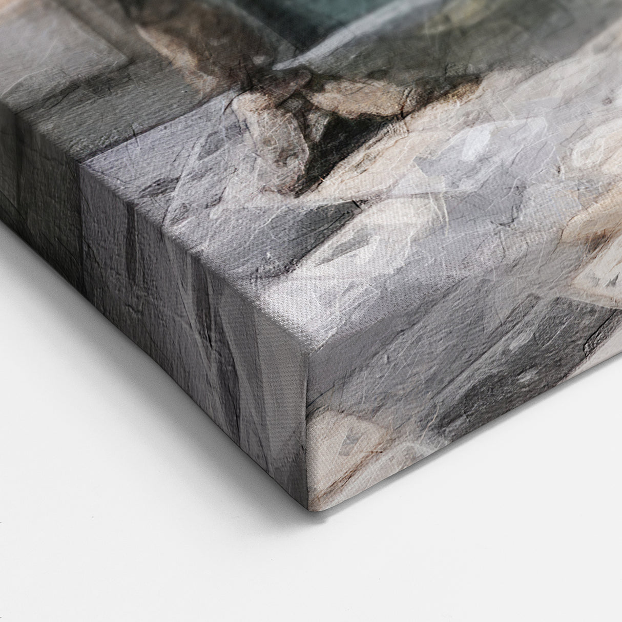 Chateau Green Door Canvas Art - Parisian Conservatory Wall Decor