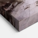 Open Blush Door Canvas Art - Parisian Courtyard Entryway Decor