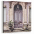 Ornate Lavender Door Print - Vintage Parisian Architectural Art