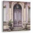 Ornate Lavender Door Print - Vintage Parisian Architectural Art