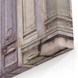 Ornate Lavender Door Print - Vintage Parisian Architectural Art