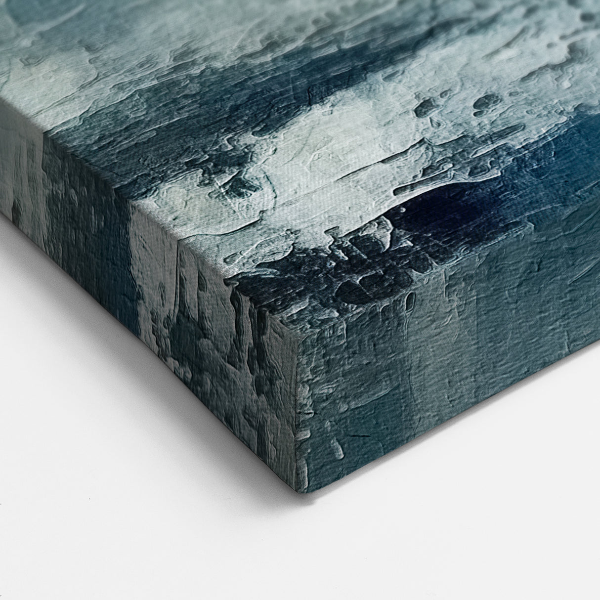 Ocean Breeze Strokes Abstract Line Art – Modern Minimalist Canvas