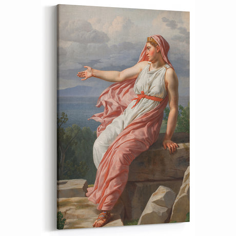 Neoclassical Alcyone Farewell Print - Greco-Roman Art by Eckersberg