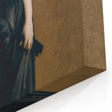 Elegant Realism Art Print of Madame X in Classic Black Evening Gown