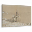 Realism Art Print - Looking Out by Winslow Homer, Nautical Scene