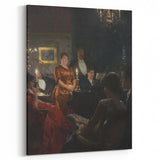 Classical Realism Painting - A Duet by P.S. Krøyer, Elegant Interior Scene