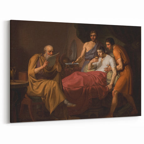 Neoclassical Alexander Sickbed Print - Greek Historical Art by Eckersberg