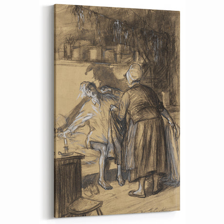 Expressive Realism Art Print - Here Are Your Trousers by William Glackens