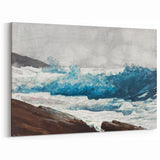 Realism Art Print - Prout’s Neck, Breakers by Winslow Homer, Ocean Waves Scene