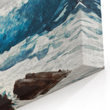 Realism Art Print - Prout’s Neck, Breakers by Winslow Homer, Ocean Waves Scene