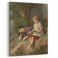 The Sisters Realism Art Print - Classical Realism Canvas for Home Decor