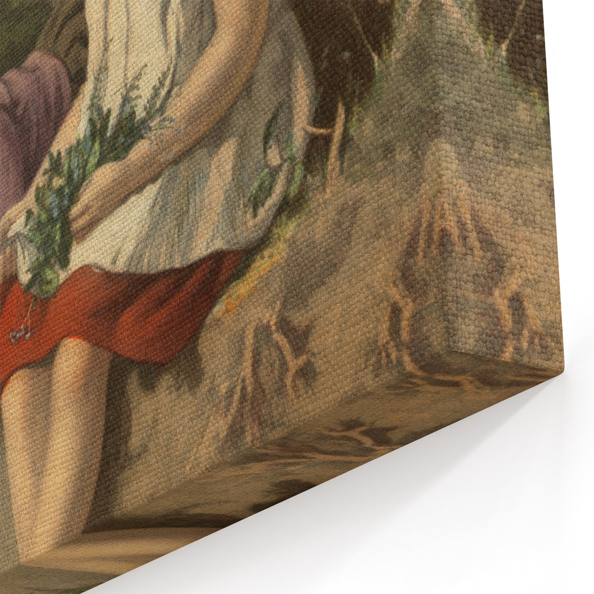 The Sisters Realism Art Print - Classical Realism Canvas for Home Decor