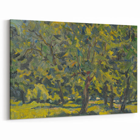 In the Park Realism Art Print - Classical Realism Canvas Nature Decor