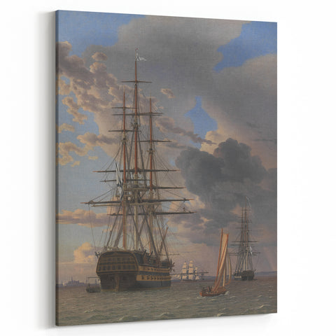 Russian Liner Asow Realism Art Print - Maritime Classical Canvas Decor