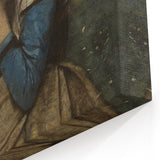 A Woman Reading Realism Art Print - Classical Portrait Canvas Decor