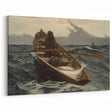 The Fog Warning Realism Art Print - Maritime Seascape Canvas Decor