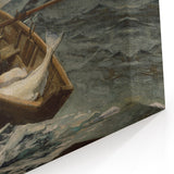 The Fog Warning Realism Art Print - Maritime Seascape Canvas Decor