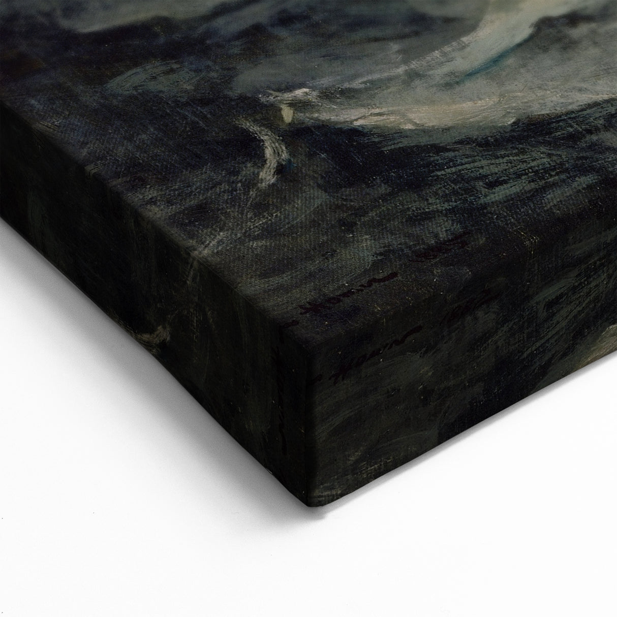 The Fog Warning Realism Art Print - Maritime Seascape Canvas Decor