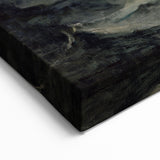 The Fog Warning Realism Art Print - Maritime Seascape Canvas Decor