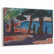 The Quay, Bandol Realism Art Print - Expressive Coastal Canvas Decor