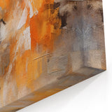 Modern Strokes Artwork – Rustic Warmth Abstract Line Canvas