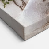 Greek Doors Wall Art - Cycladic Door with Lilac Flowers Santorini Style