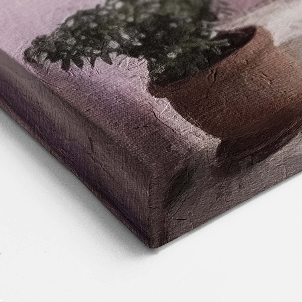 Mediterranean door prints - Light Purple Door with Rustic Greek Charm