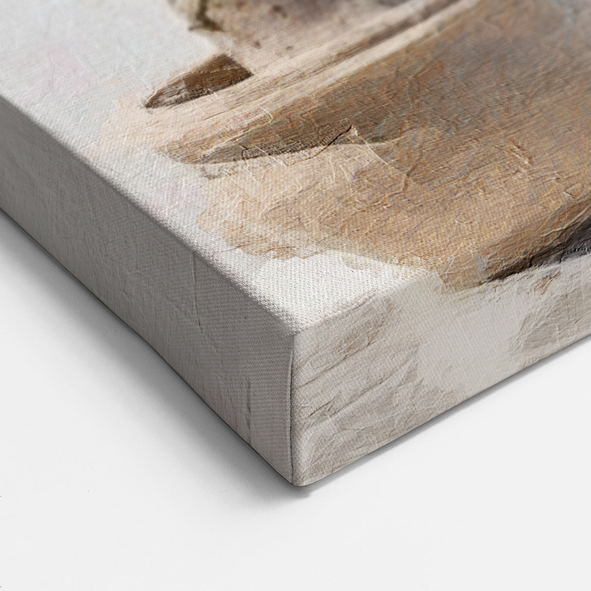 Light Blue Greek Door Art - Coastal Scene with Olive Tree and Sea View