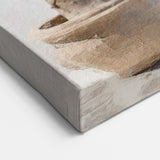 Light Blue Greek Door Art - Coastal Scene with Olive Tree and Sea View